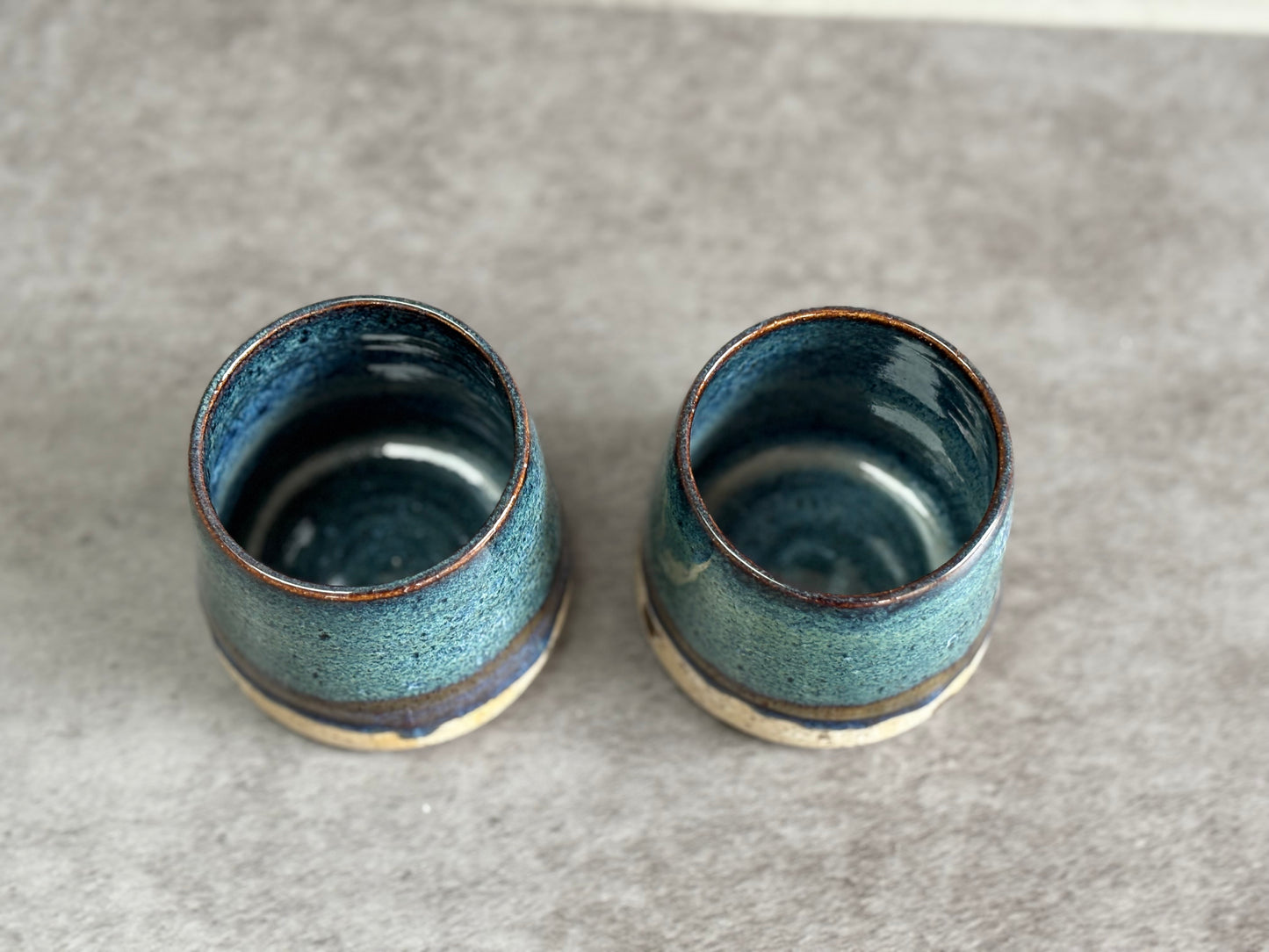 Set of two expresso shot cups