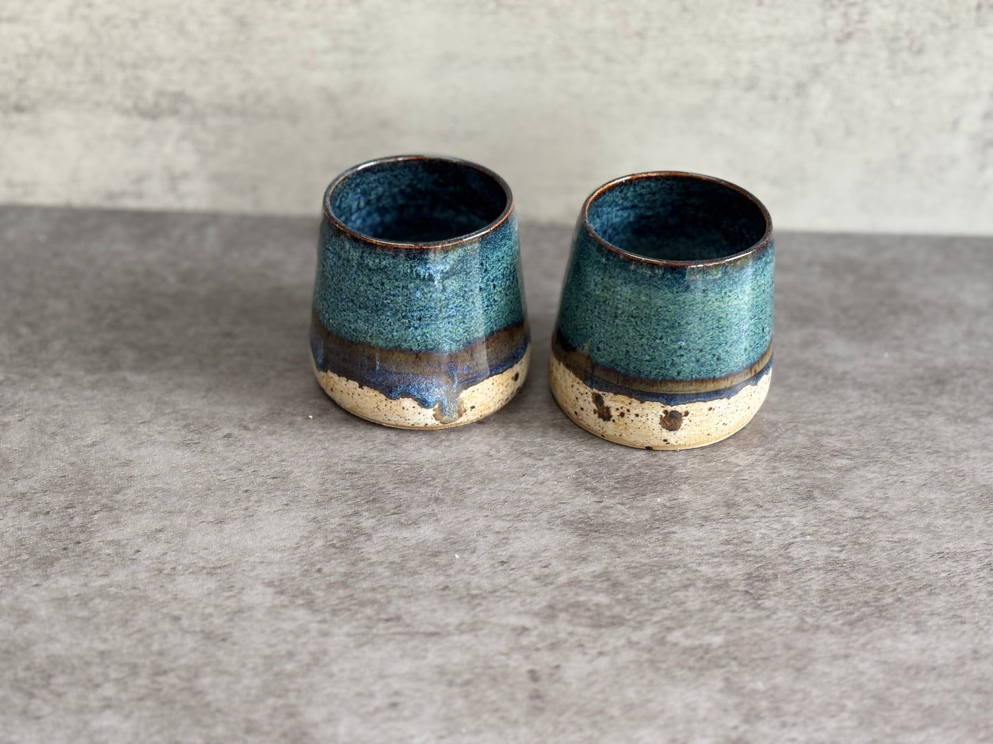 Set of two expresso shot cups