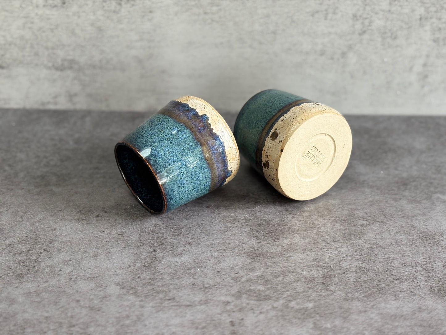 Set of two expresso shot cups