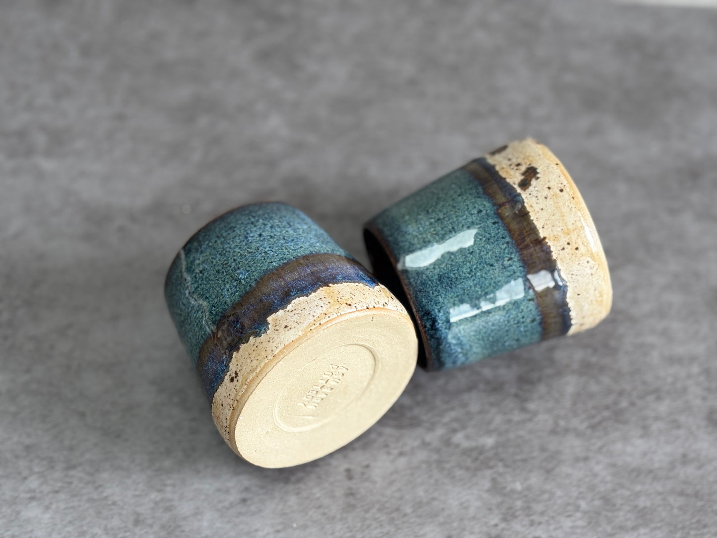 Set of two expresso shot cups