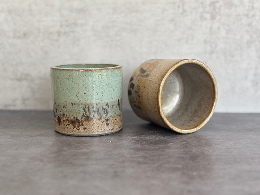 Set of two espresso tumblers