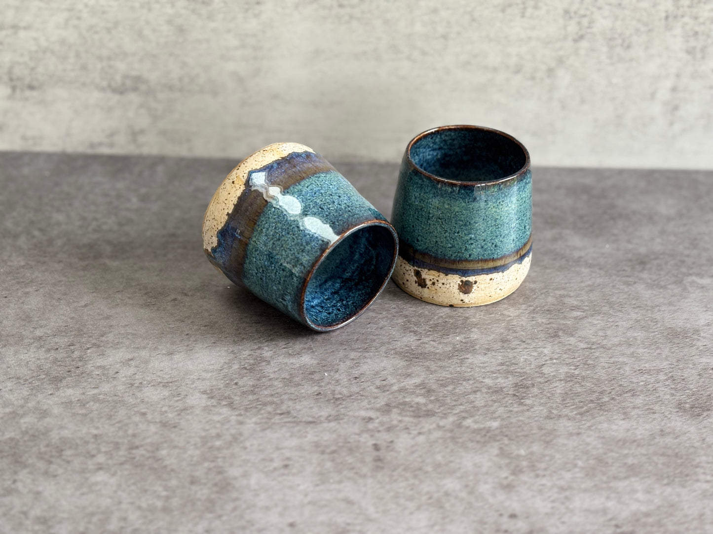 Set of two expresso shot cups